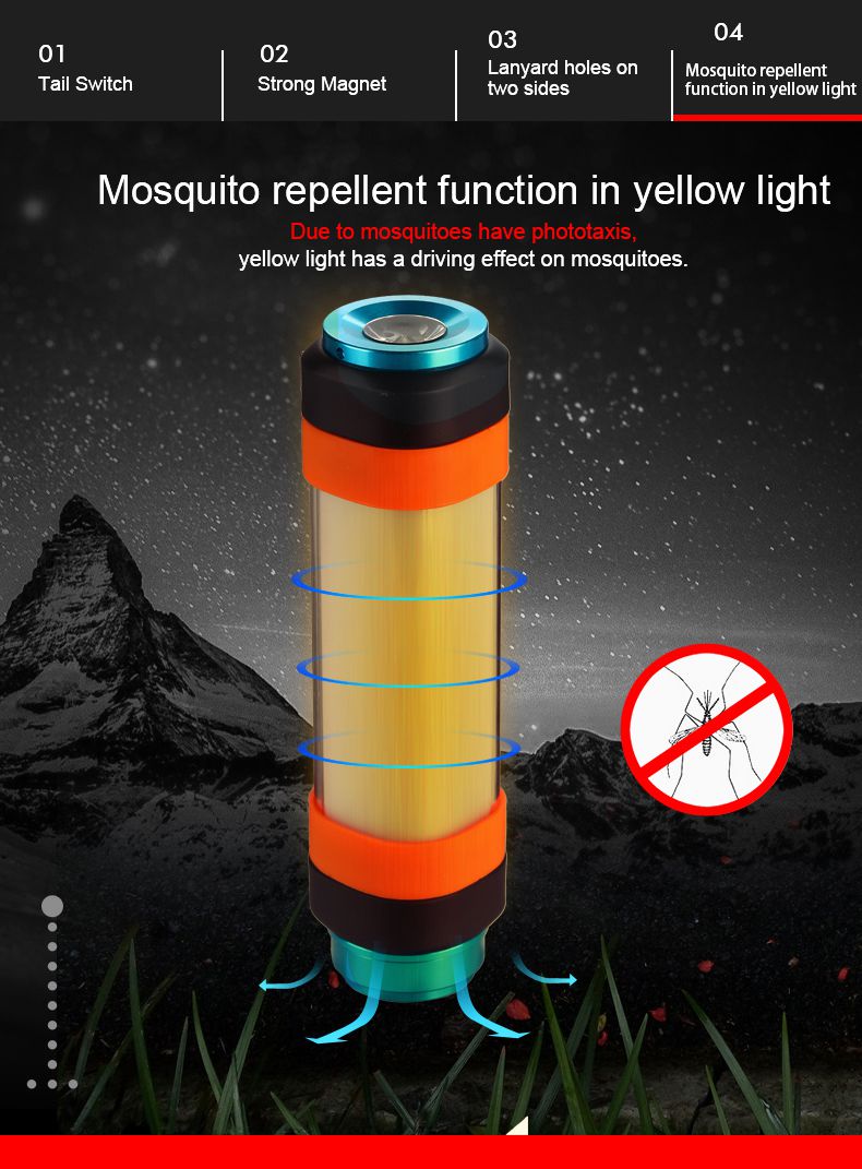 Camping LED Light T2 Taschenlampe Taschenlampe Taschenlampe Zelte Licht Lampe