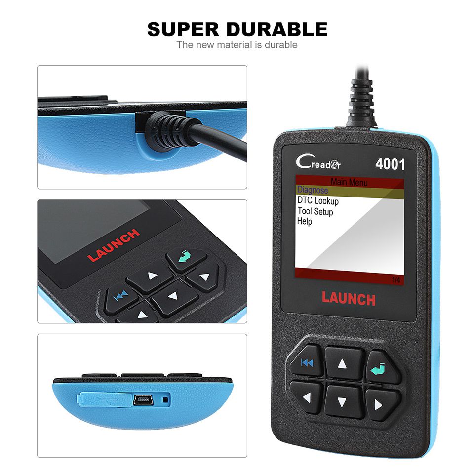Starten Sie den CReader 4001 OBD2 Code Reader Diagnostic Scanner