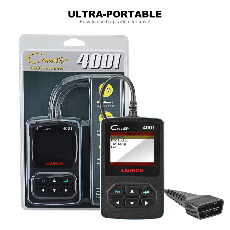 Starten Sie den CReader 4001 OBD2 Code Reader Diagnostic Scanner