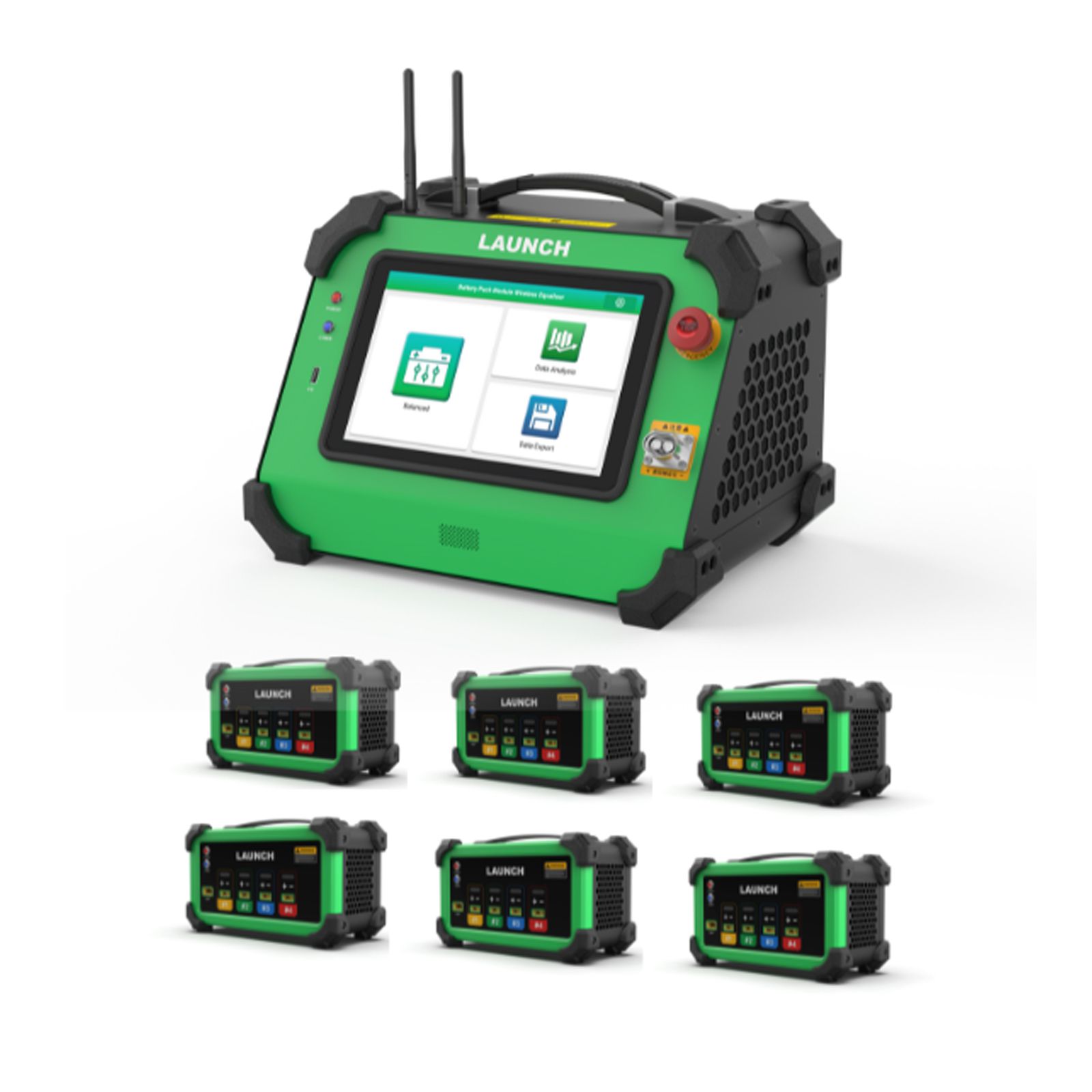 LAUNCH EVB624 EV Batteriepack Zelle drahtloser Equalizer (24 Kanäle)