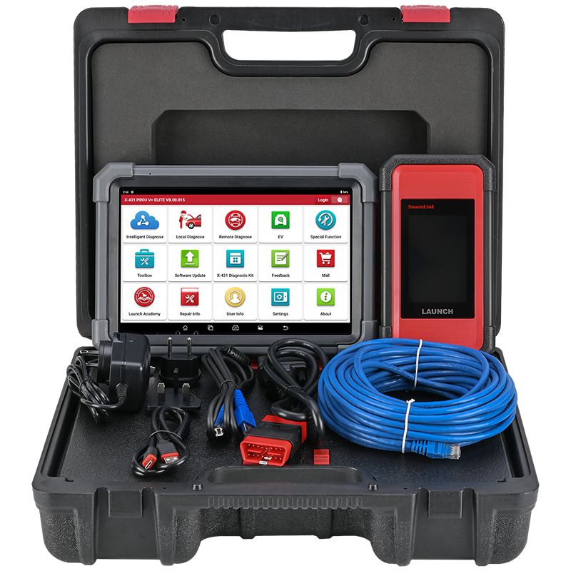 LAUNCH X431 PRO3 V+ ELITE 10,1 Zoll Diagnosewerkzeug mit SmartLink 2.0 Unterstützung CAN 2.0, CANFD, DoIP und J2534 Gleiches wie PRO3S+ ELITE