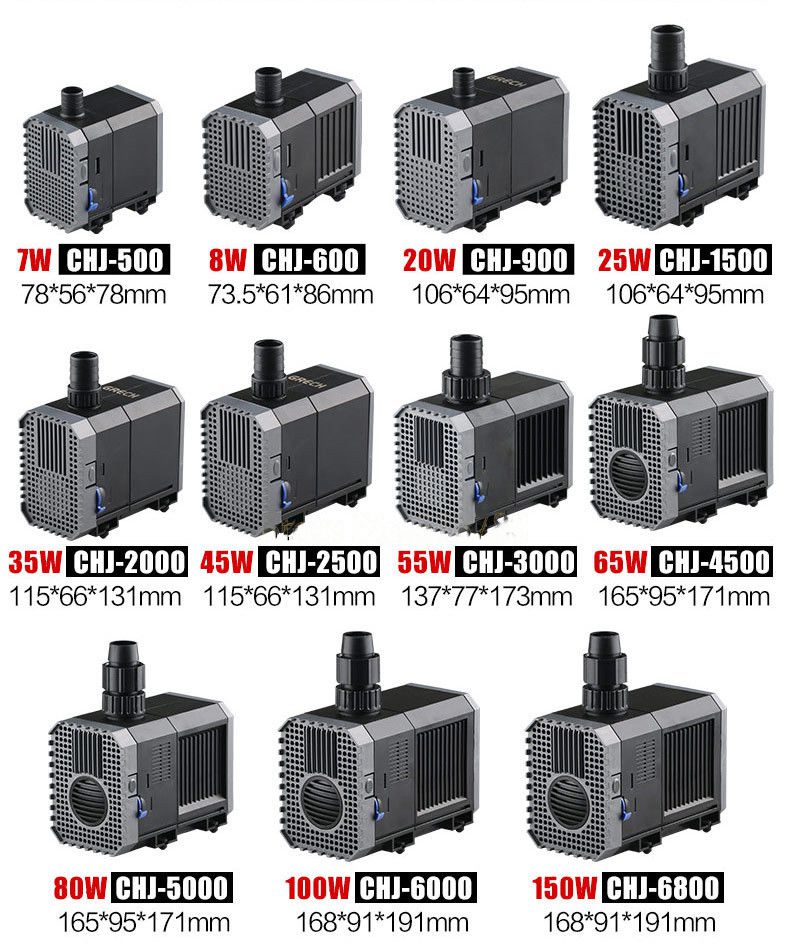 SUNSUN CHJ Serie 500 -6000L /H Adjustable Aquarium Water Pump