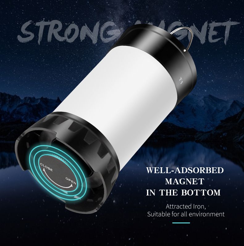Camping Light Flashlight T1 Camp Lamp LED Fackel