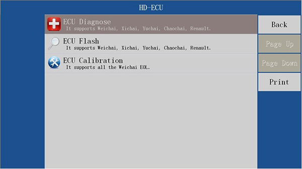 VDSA -HD EDC17 ECU Specification Diagnostic Scanner Function List
