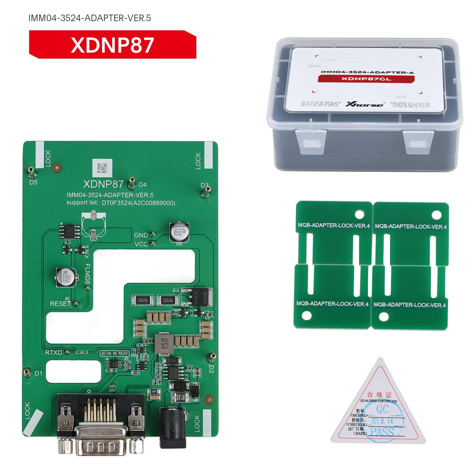 2023 Xhorse MQB48 Keine Demontage Kein Löten 13 Full Set Adapter XDNPM3GL