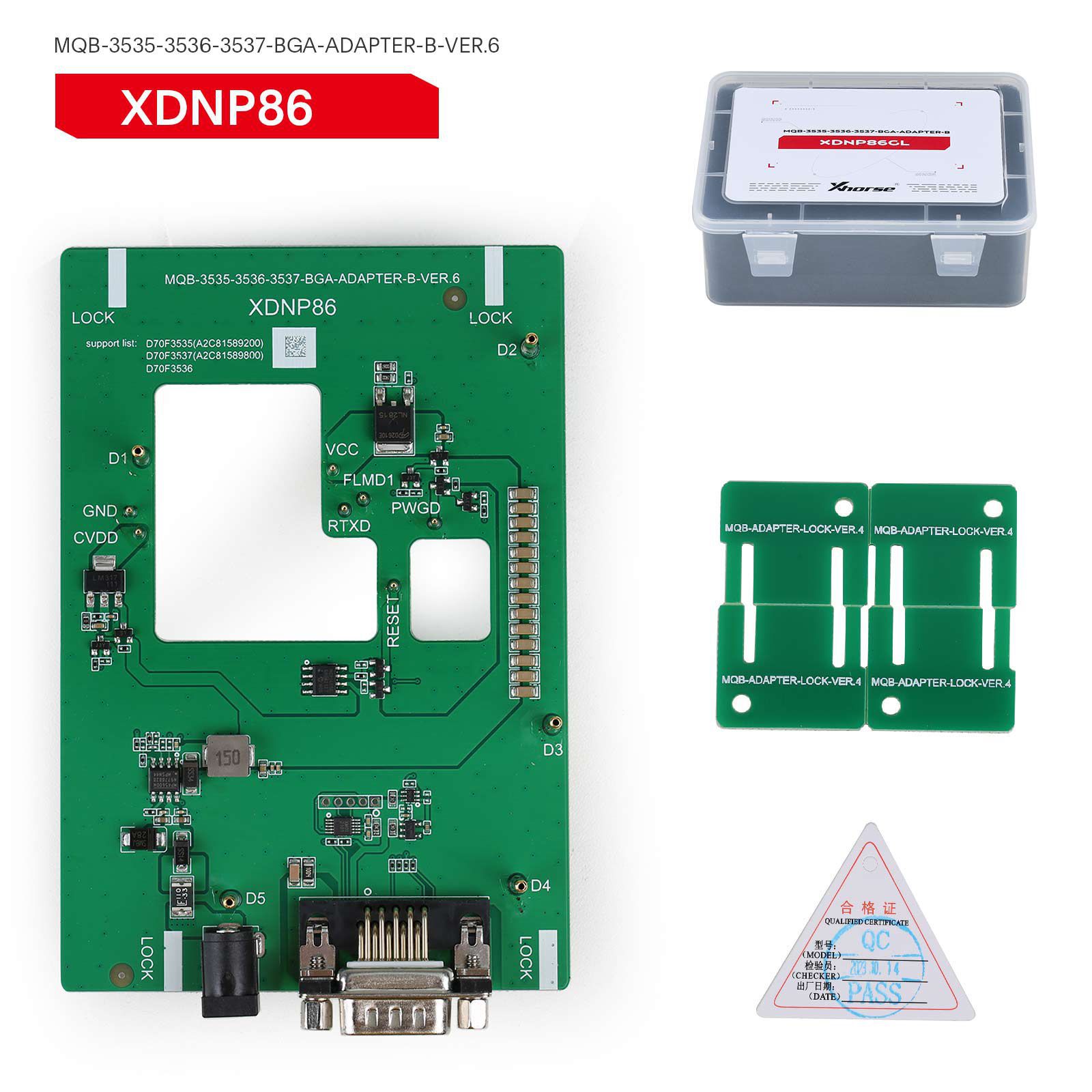 2023 Xhorse MQB48 Keine Demontage Kein Löten 13 Full Set Adapter XDNPM3GL