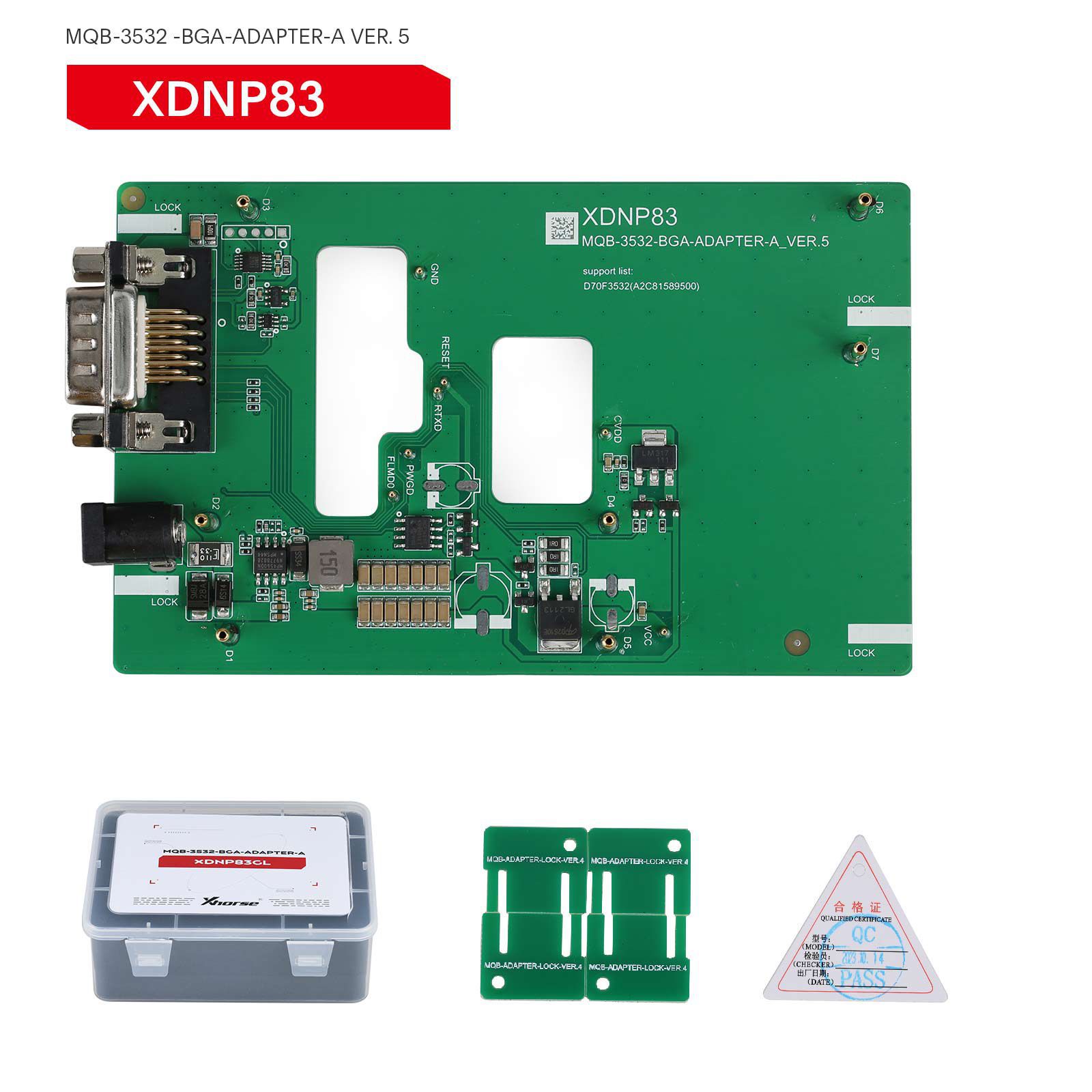 2023 Xhorse MQB48 Keine Demontage Kein Löten 13 Full Set Adapter XDNPM3GL