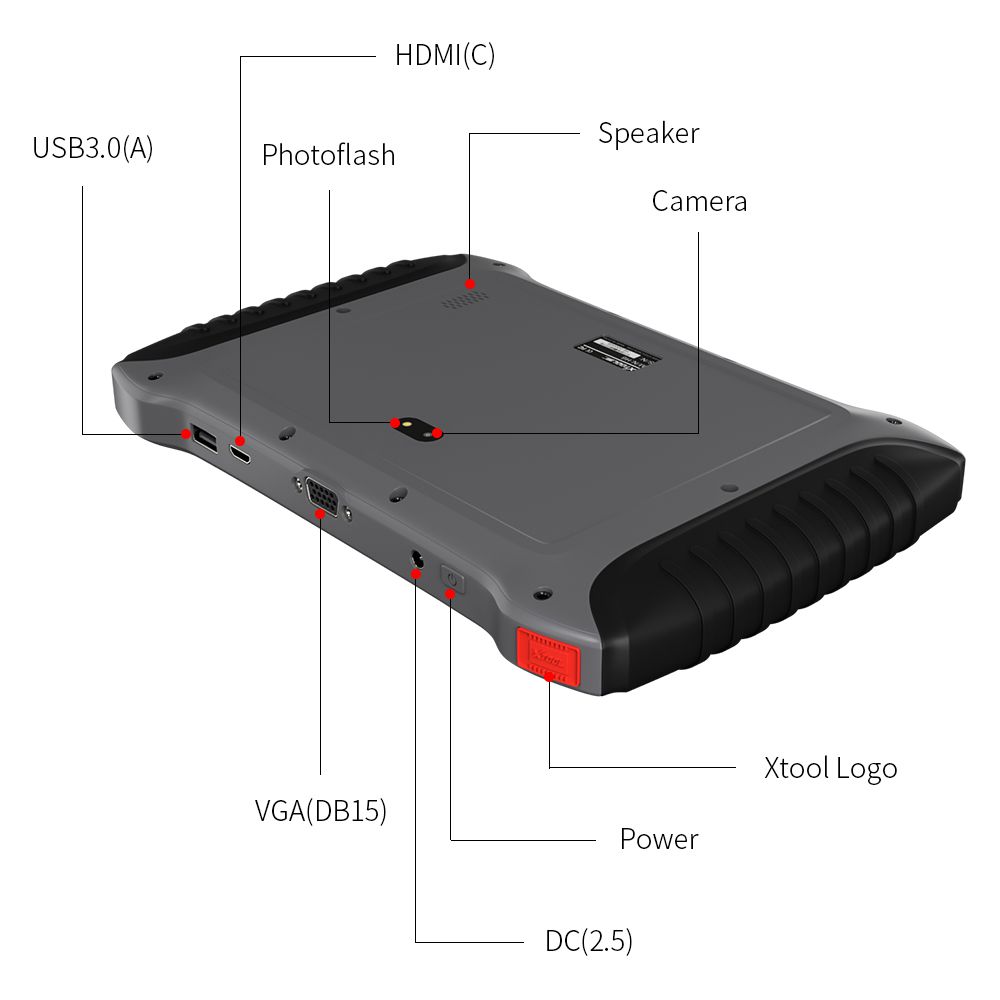 XTOOL A80 H6 Full System Car Diagnostic Tool Car OBDII Car Repair Tool