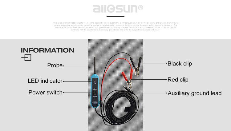 All-Sun EM285 Power Probe Auto Electric Circuit Tester