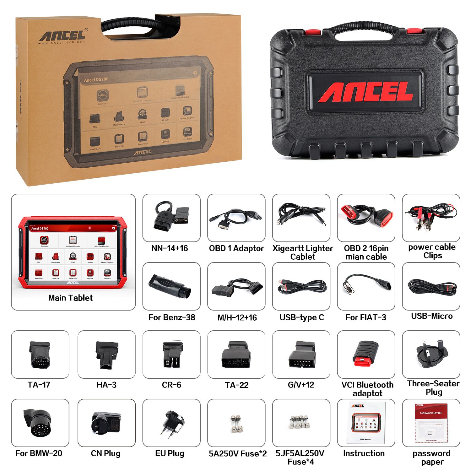 ANCEL DS700 OBD2 Diagnosewerkzeug