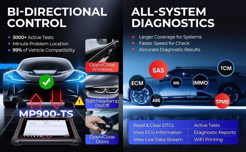 Autel MaxiPro MP900TS Aktivtest