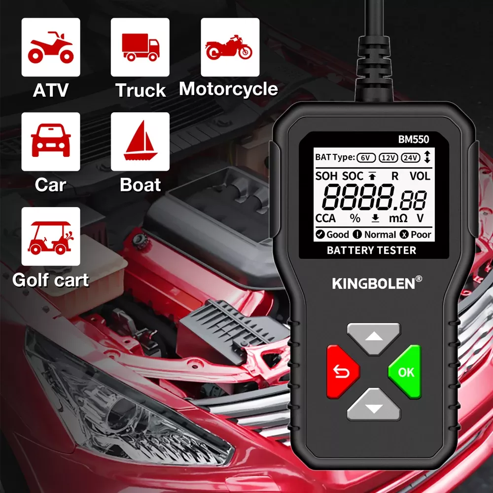 BM550 BM550 PLUS Auto Batterie Tester