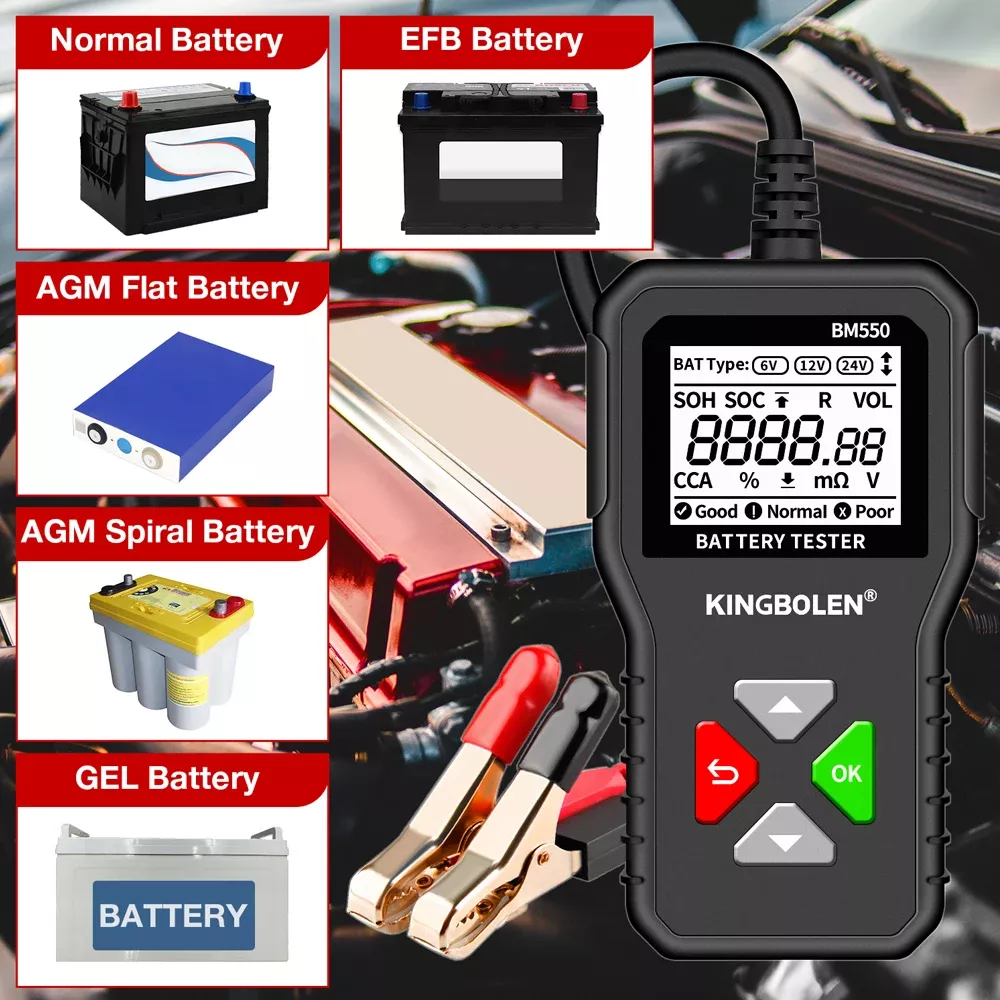 BM550 BM550 PLUS Auto Batterie Tester