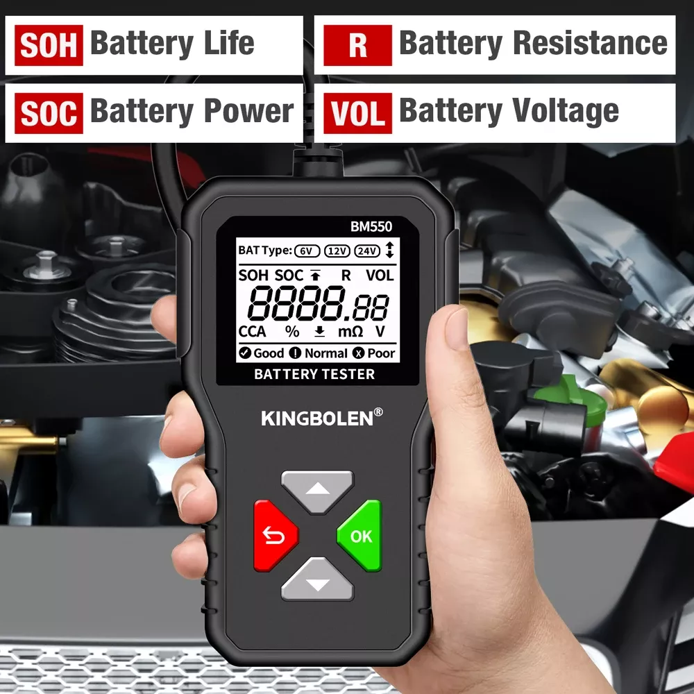 BM550 BM550 PLUS Auto Batterie Tester