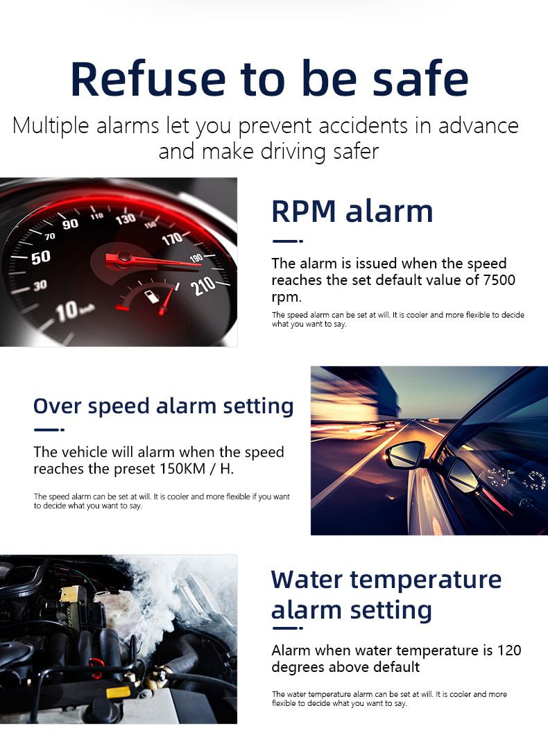 C100 Head Up Display OBD2 HUD Mirror