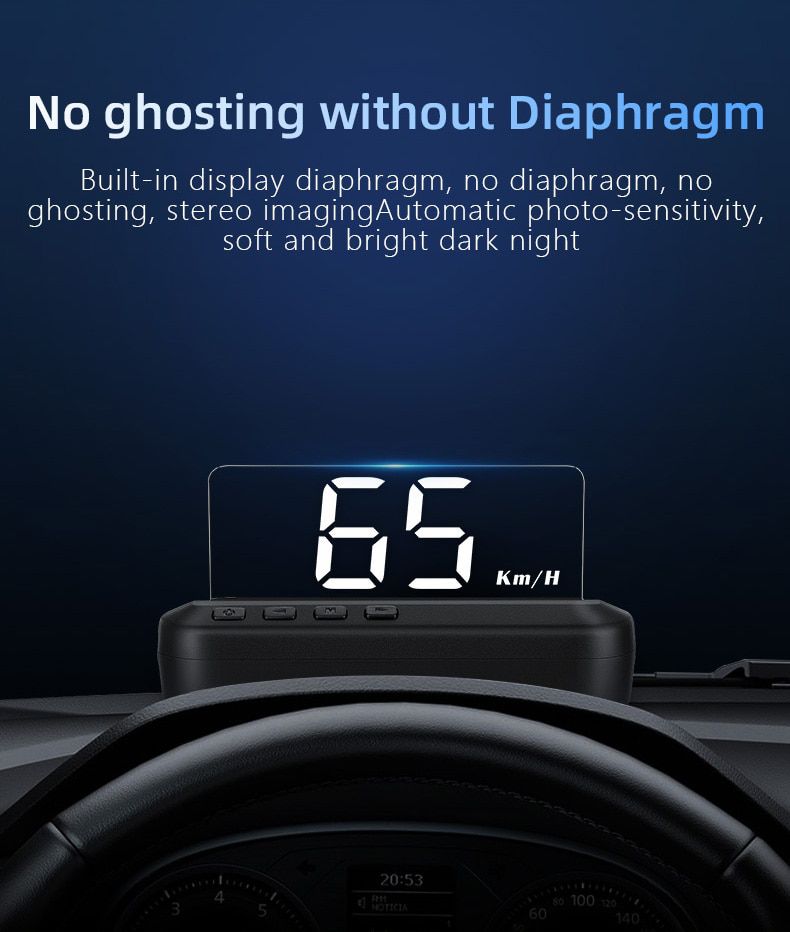 C100 Head Up Display OBD2 HUD Mirror