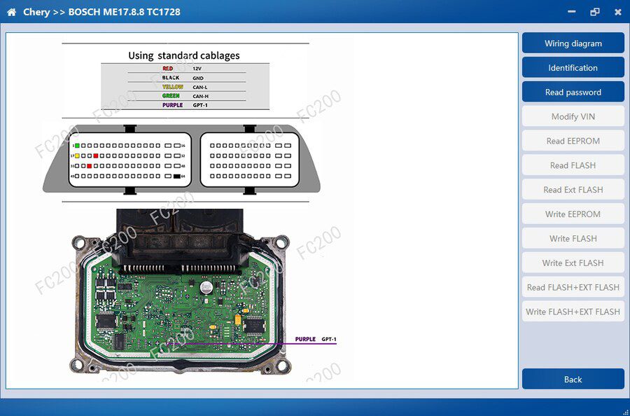 CG FC200 Steuergeräte Programmierer