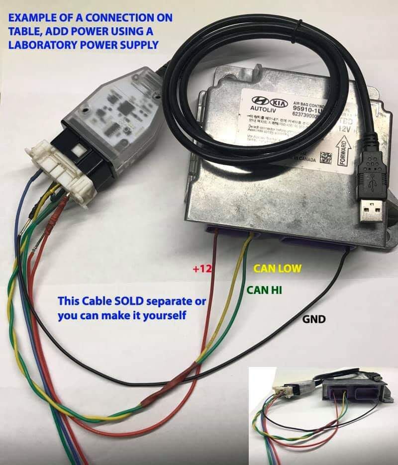 Diatronik SRS+DASH+CALC+EPS OBD Tool und GPROG LITE SL Adapter