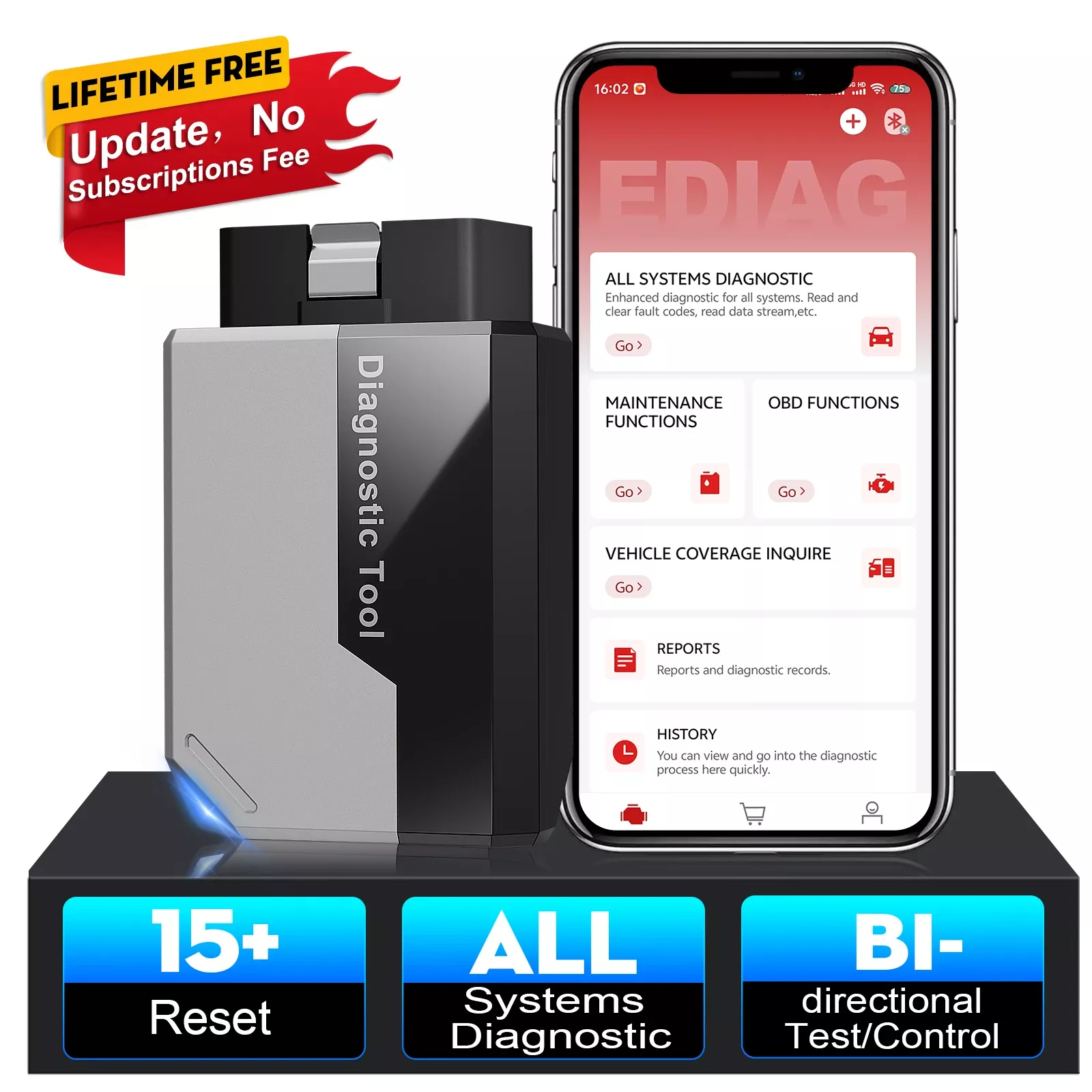 Ediag Elite Full System OBD2 Scanner
