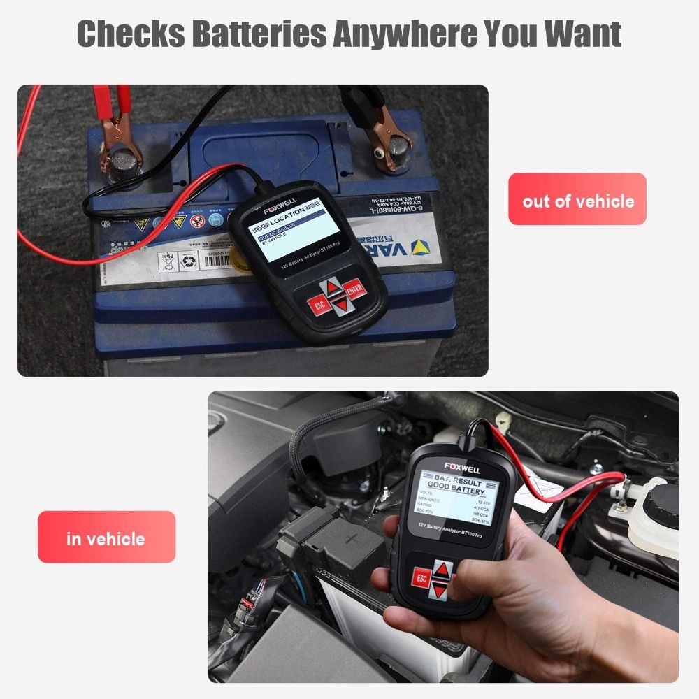 BT100 PRO 12V Autobatteriebetrieb