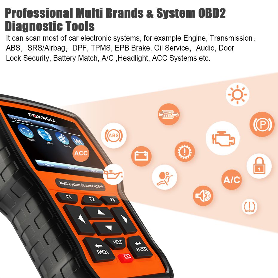 FOXWELL NT510 Vollsystem OBD Scanner