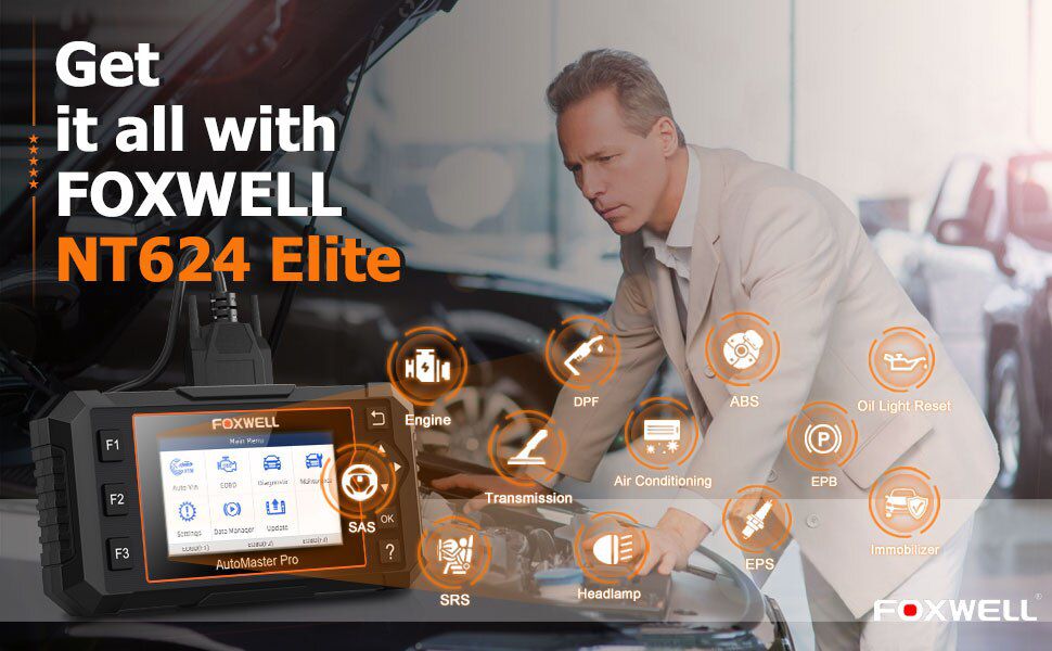 Foxwell NT624 Elite OBD2 Diagnose Tool