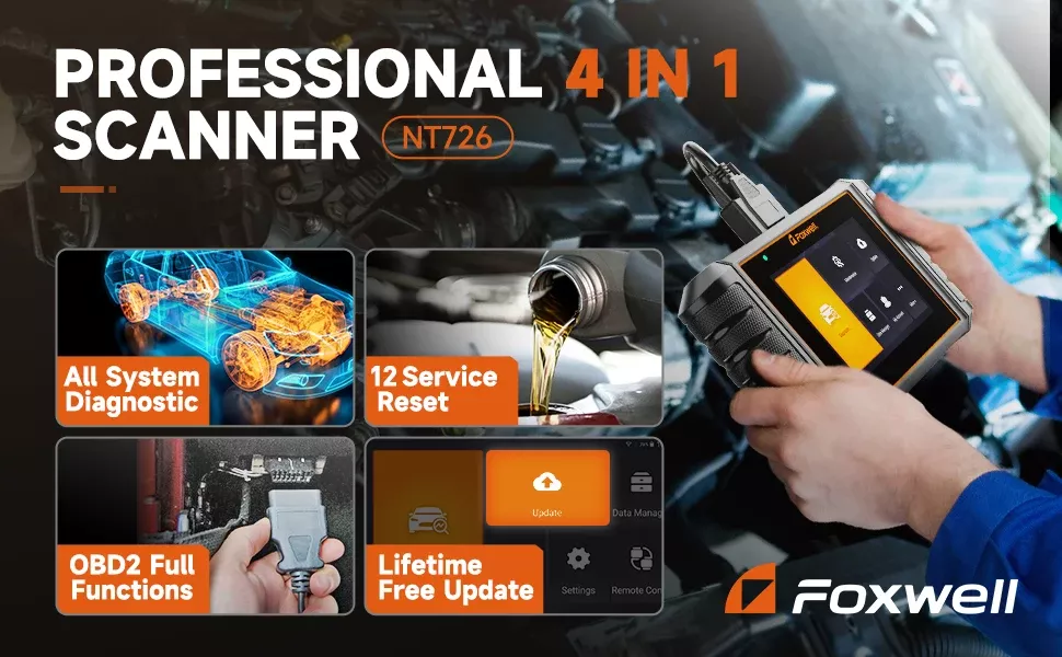 2024 Foxwell NT726 OBD2-Scanner