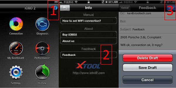 iOBD2 Scanner Test 1