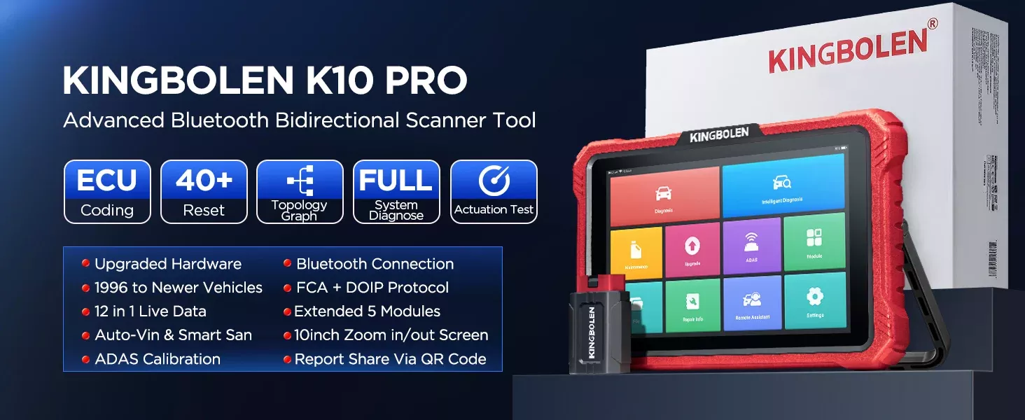 K10 Pro Full Systems Bidirektionaler Scanner