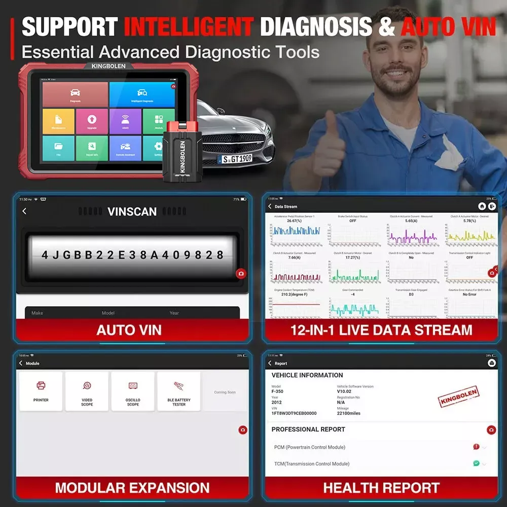 K10 Pro Full Systems Bidirektionaler Scanner