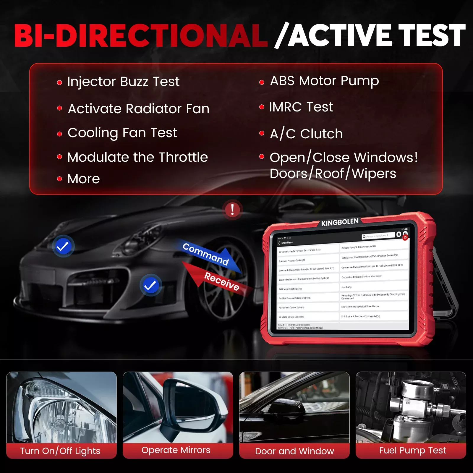 K10 Pro Full Systems Bidirektionaler Scanner