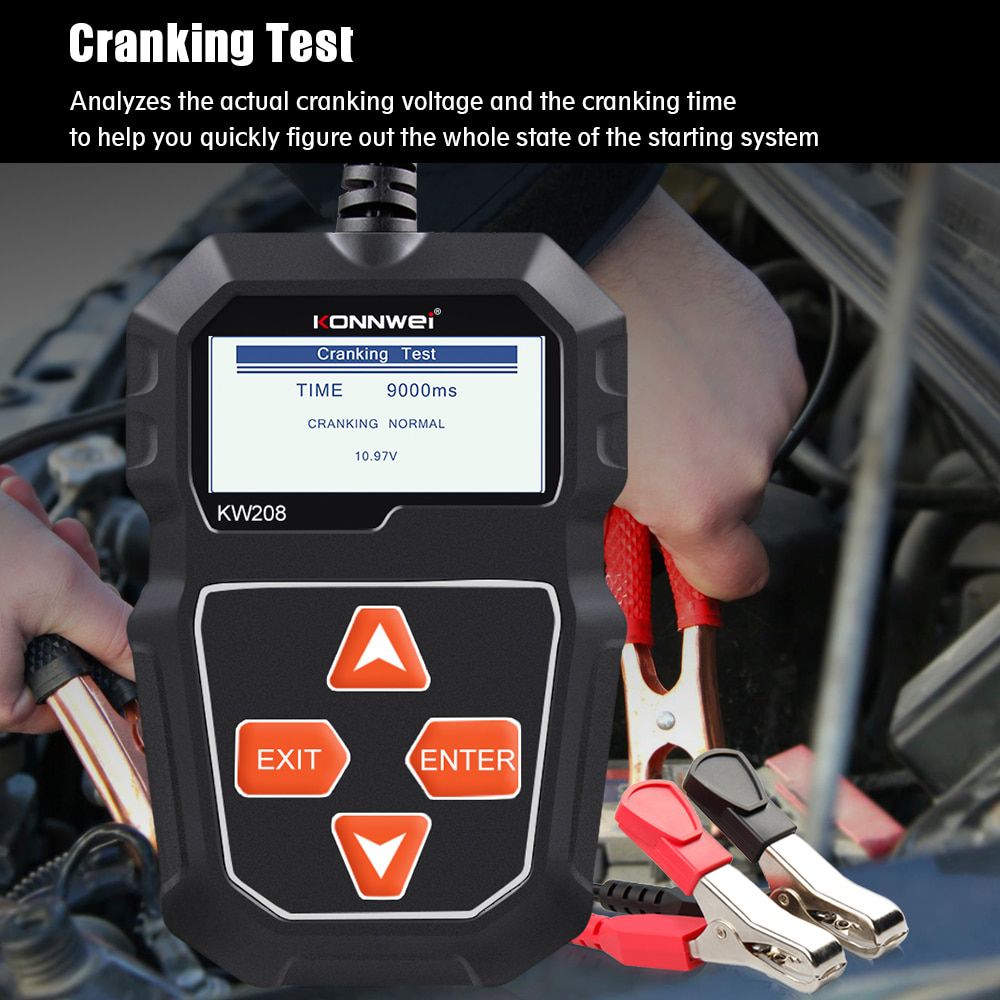 KONNWEI KW208 Auto Batterie Tester