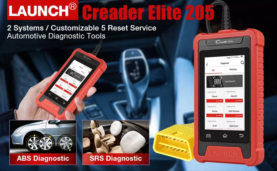 LAUNCH X431 Creater Elite CRE205 OBD2 Scanner