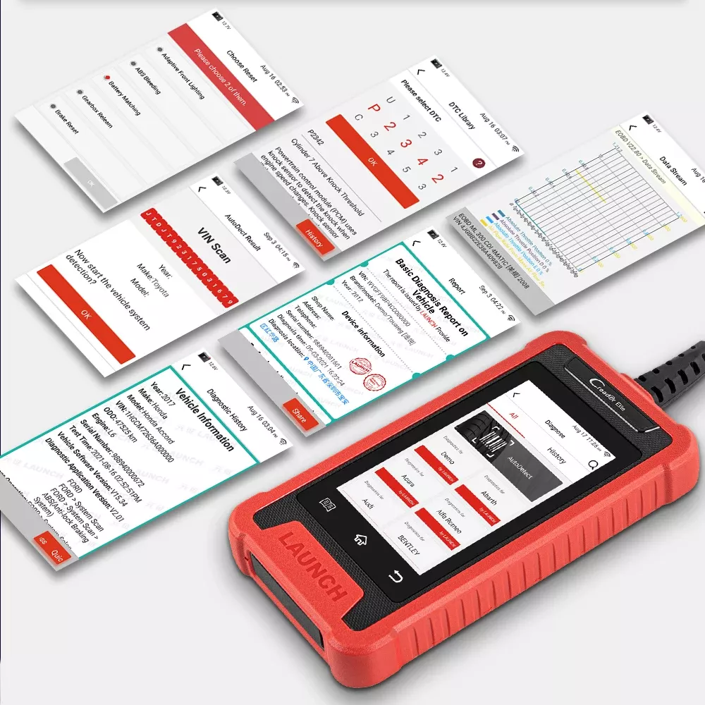 LAUNCH X431 Creater Elite CRE205 OBD2 Scanner