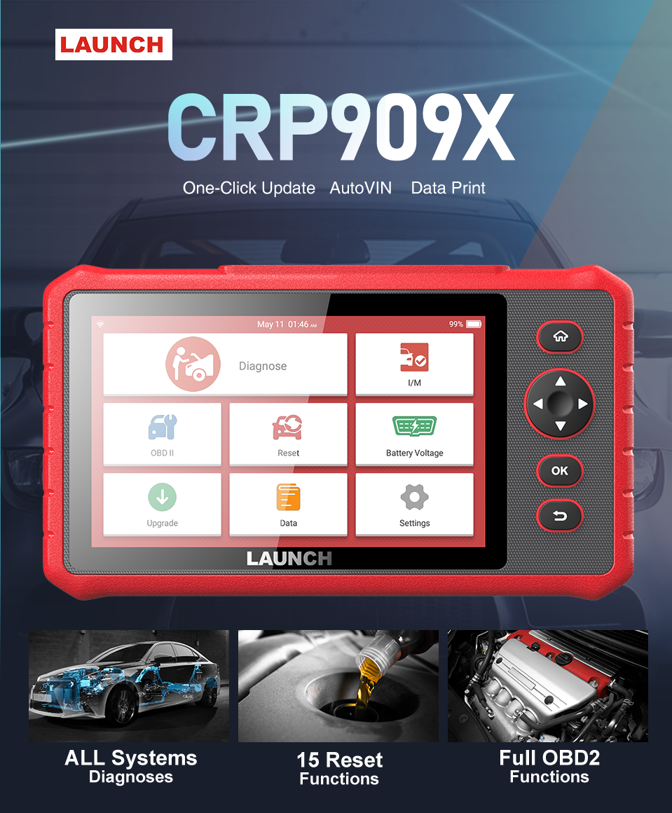 LAUCH X431 CRP909X OBD2 Scanner