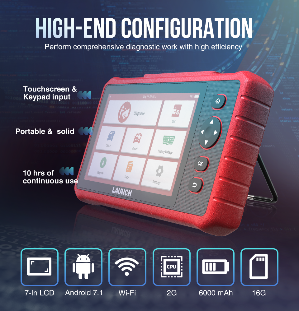 LAUCH X431 CRP909X OBD2 Scanner