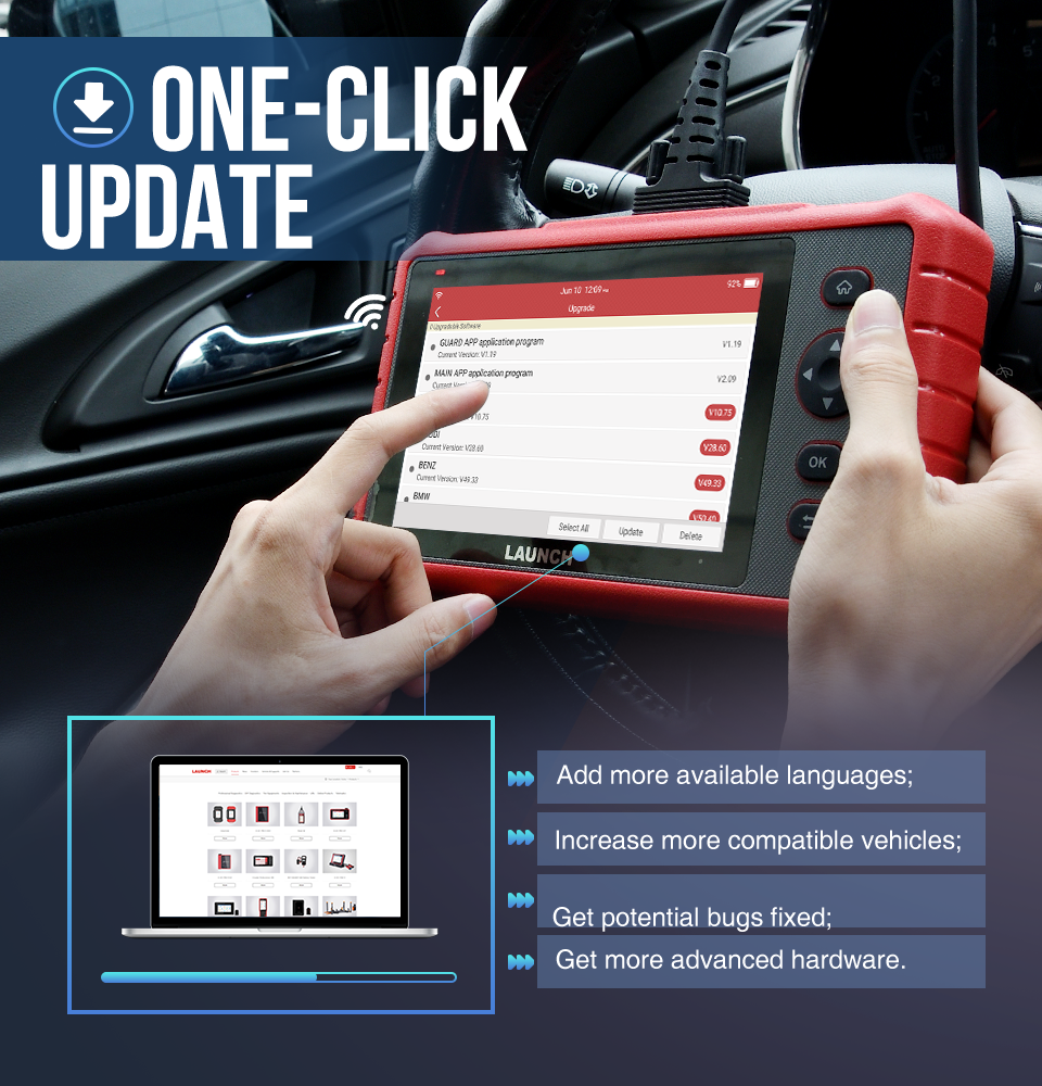 LAUCH X431 CRP909X OBD2 Scanner