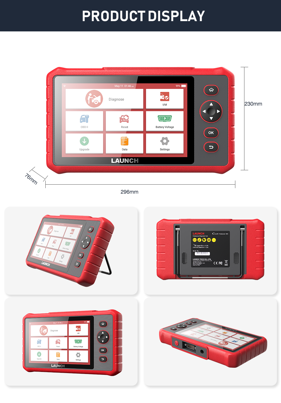 LAUCH X431 CRP909X OBD2 Scanner