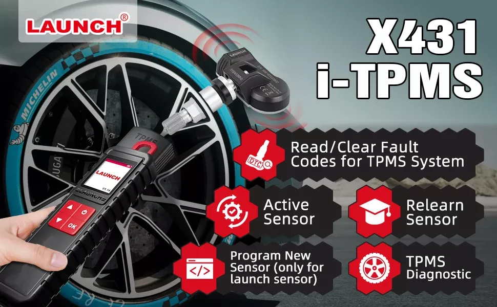 2025 LAUNCH X431 I-TPMS Auto Reifen Druck Diagnose Auch
