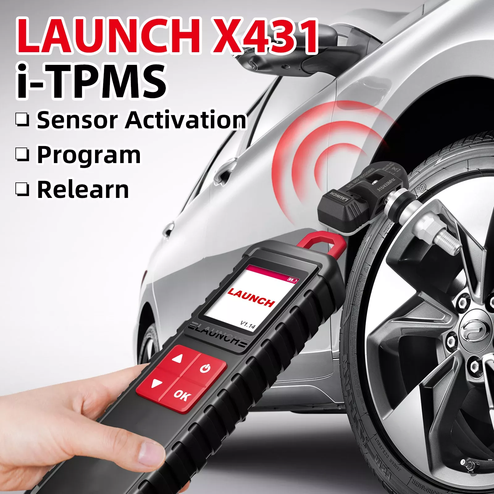 2025 LAUNCH X431 I-TPMS Auto Reifen Druck Diagnose Auch