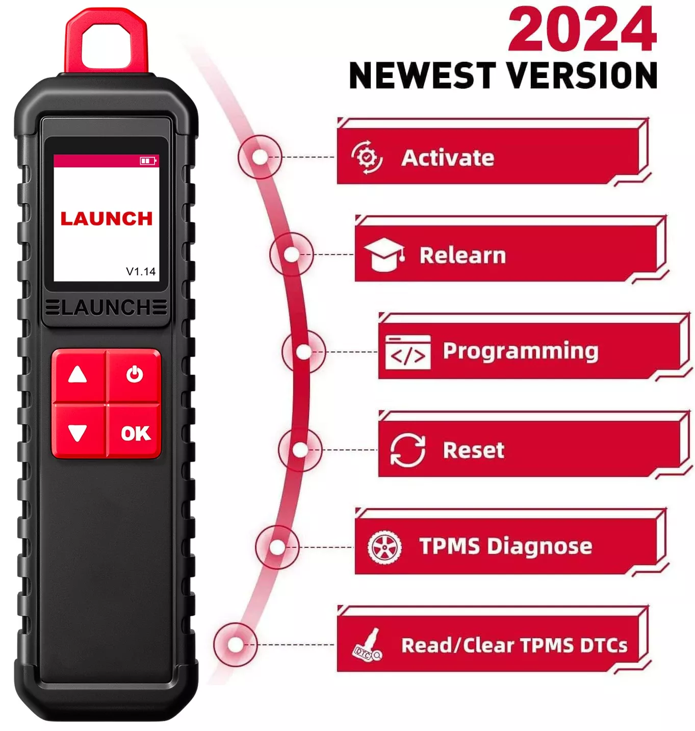 2025 LAUNCH X431 I-TPMS Auto Reifen Druck Diagnose Auch