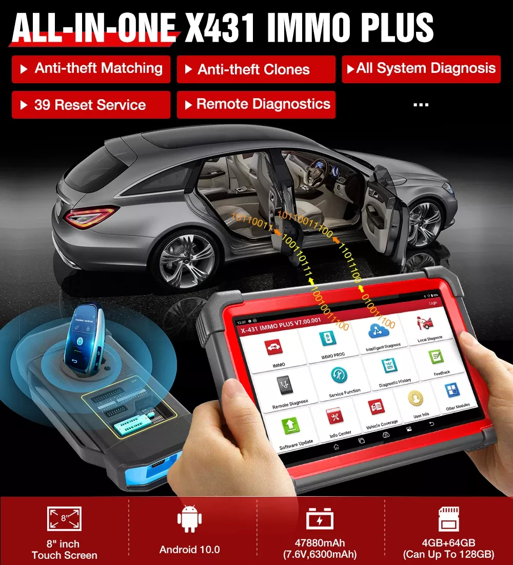 LAUNCH X431 IMMO Plus X-PROG 3 Key Programmierung Alle Systeme
