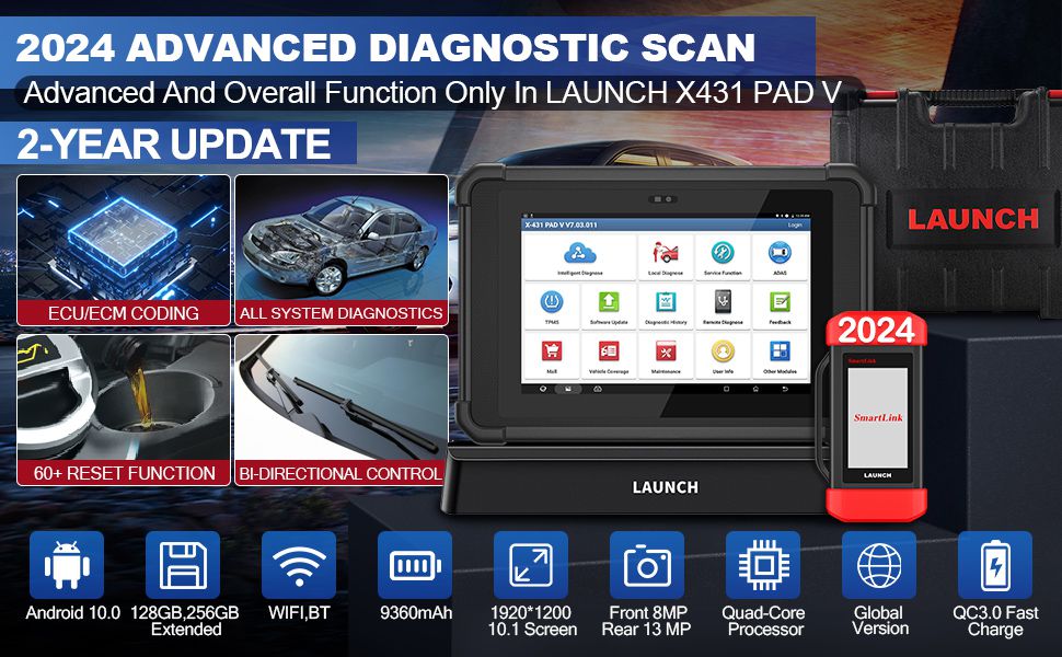 Einführung des X431 PAD V Elite ALL-IN-ONE umfassenden professionellen Diagnosetools
