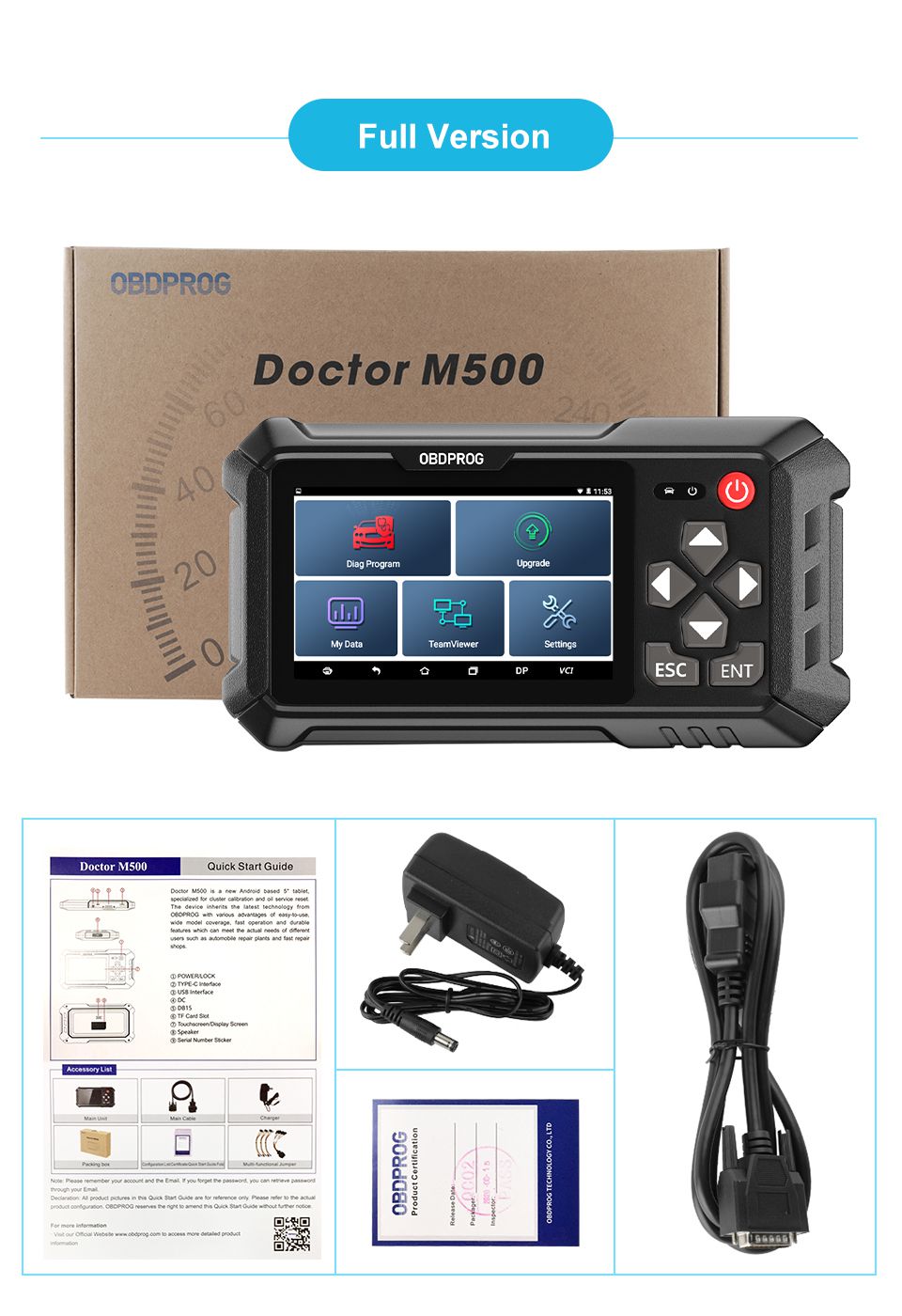 OBDPROG M500 Professional Kilometerzähler