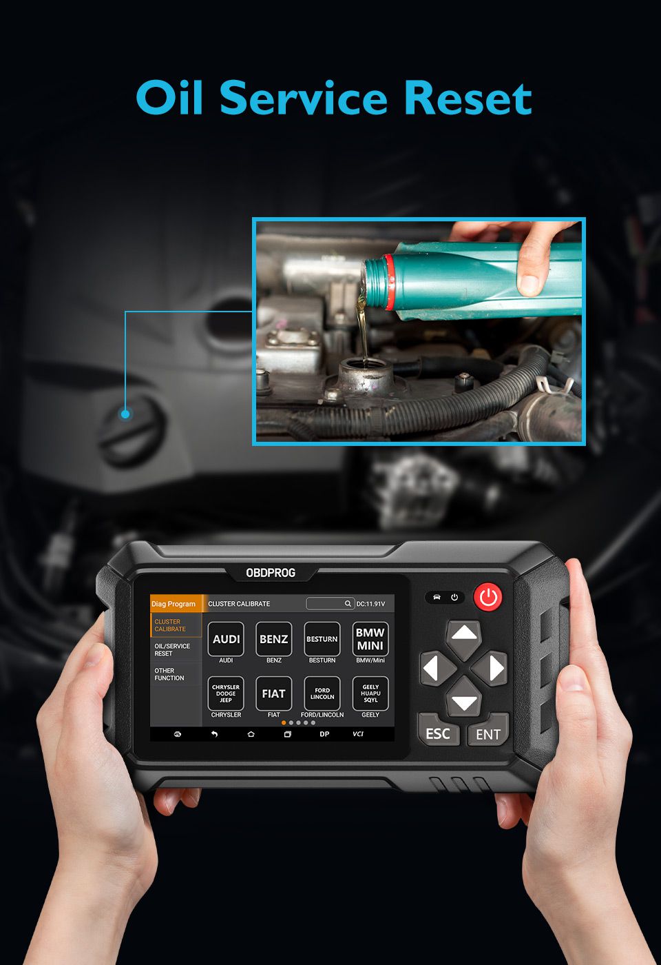 OBDPROG M500 Professional Kilometerzähler