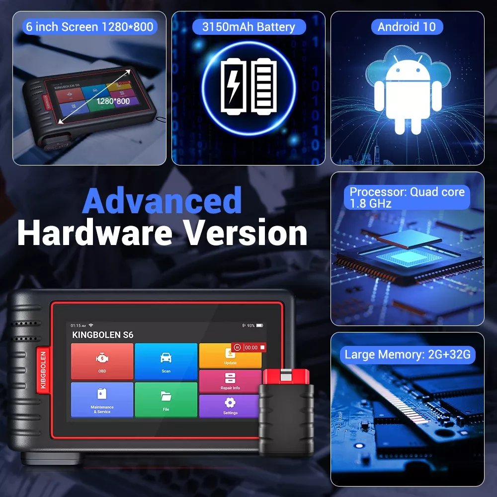 S6 All System Auto Diagnose Tool Auto OBD Scanner