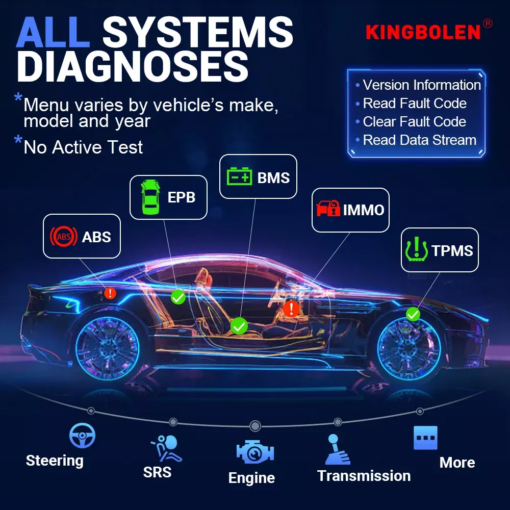 S6 All System Auto Diagnose Tool Auto OBD Scanner