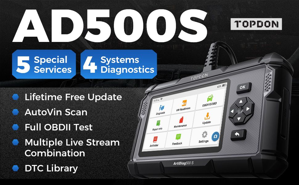 Topdon ArtiDiag500S OBD2 Diagnose Scanner