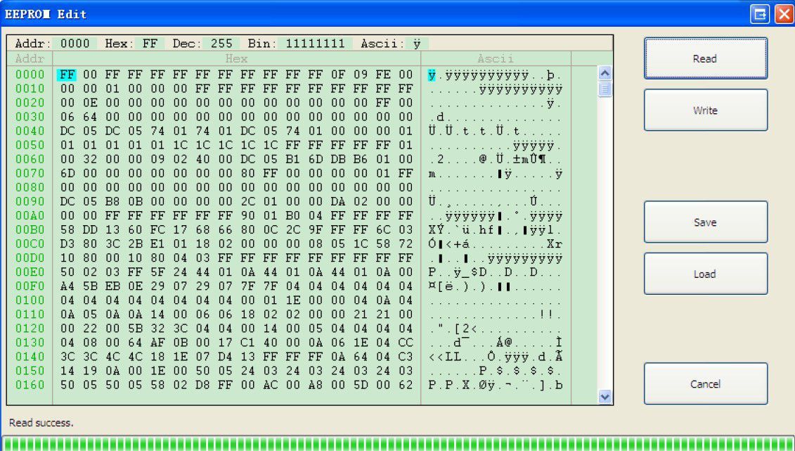 Anzeige der VAG KM+IMMO Werkzeugsoftware 7