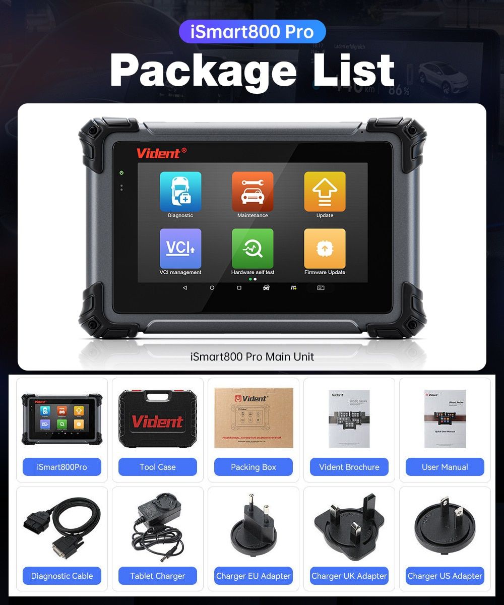 Vident ISMART800PRO Auto Diagnose Tool